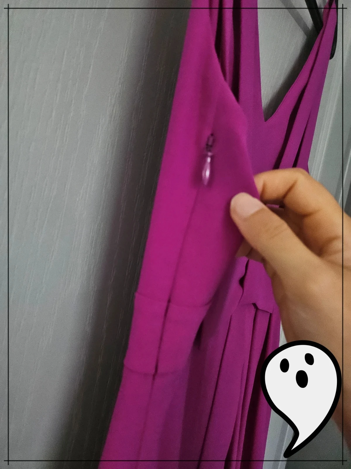 Vestido de patinadora Claudie Pierlot fucsia T36 – cruzado y nudo estilo lolita pin up – photo 5